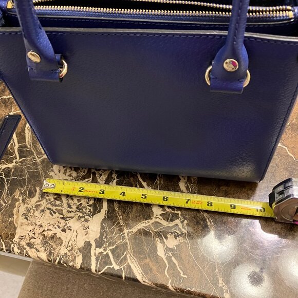 Kate Spade Blue Leather Handbag (Tote or Shoulder Bag) - Picture 9 of 14